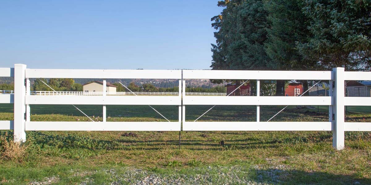 Ranch Rail Gate – 16 FT Double Drive – Northwest Fence Company